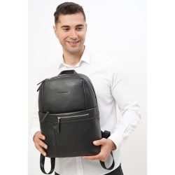 Рюкзак чоловічий шкіряний Tony Bellucci T1135-1 чорний