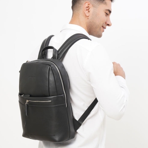 Рюкзак чоловічий шкіряний Tony Bellucci T1135-1 чорний