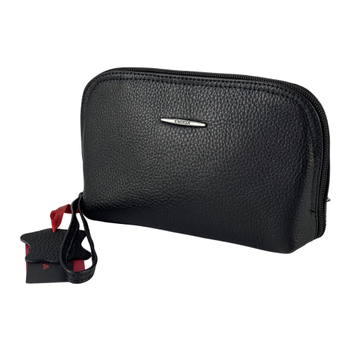 Косметичка жіноча шкіряна Eminsa 2071 18-1 чорна