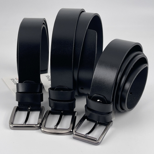 Ремінь чоловічий шкіряний Bond Non 44000 115 см чорний