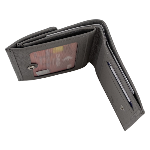 Кошелек женский кожаный Eminsa 2068 37-20 светло-серый