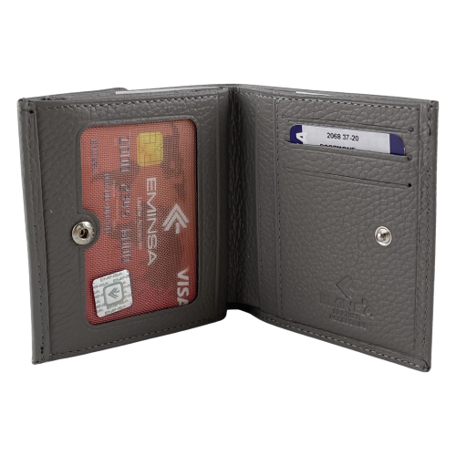 Кошелек женский кожаный Eminsa 2068 37-20 светло-серый