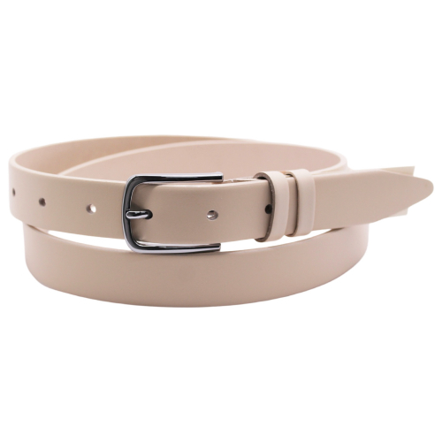 Ремінь жіночий шкіряний Кремінь 05.30.00.199 молочний 125 см 