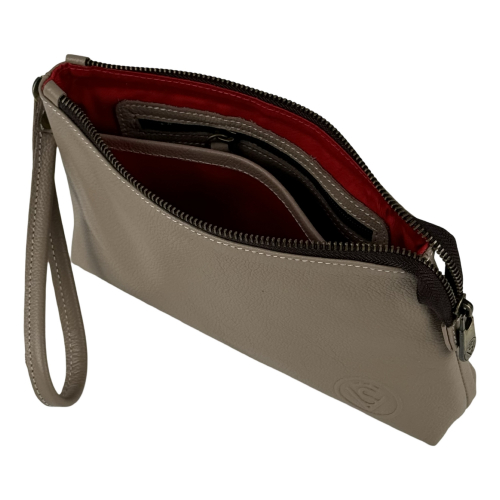 Косметичка жіноча шкіряна Vittorio Safino VS бежева Корсика