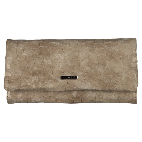 Гаманець жіночий шкіряний лакований Karya 1159-591 екрю