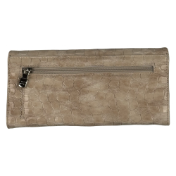 Гаманець жіночий шкіряний лакований Karya 1159-591 екрю