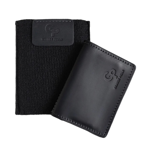 Обкладинка для документів шкіряна Grande Pelle 221110 чорна (айди карта, права)