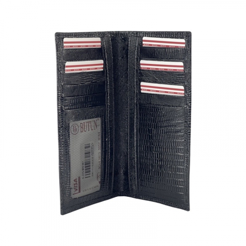 Портмоне чоловіче шкіряне Butun 129-005 001 чорне