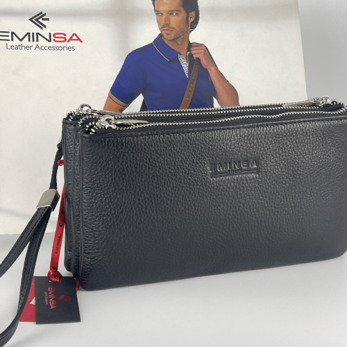 Клатч чоловічий шкіряний Eminsa 5095 37-1 чорний