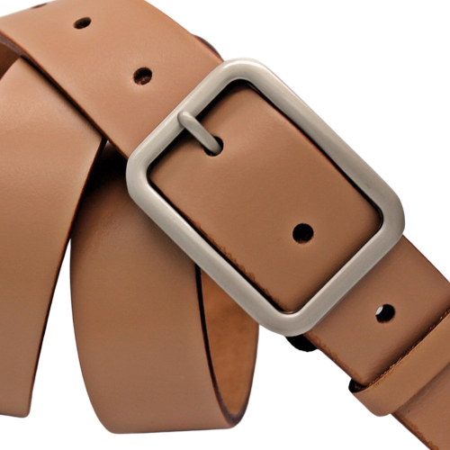 Ремень женский кожаный Кремень 01.35.00.226 светло-коричневый 130 см