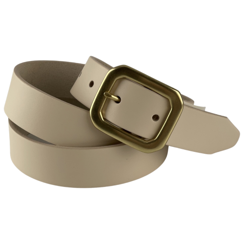 Ремінь жіночий шкіряний Кремінь 05.35.00.28 125 см молочний