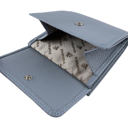 Кошелек женский кожаный Eminsa 2068 37-33 светло-голубой