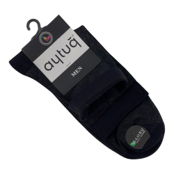 Шкарпетки чоловічі Aytug Bambu 14116 чорні Size 41-45