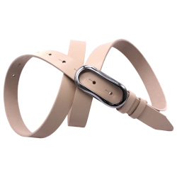 Ремінь жіночий шкіряний Кремінь 05.25.00.113 бежевий 125 см