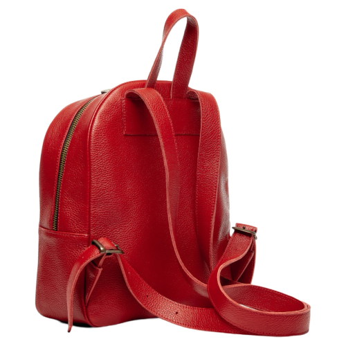 Рюкзак женский кожаный Vittorio Safino VS 183Б красный