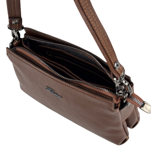 Сумка женская кожаная Karya 5072-38 коричневая