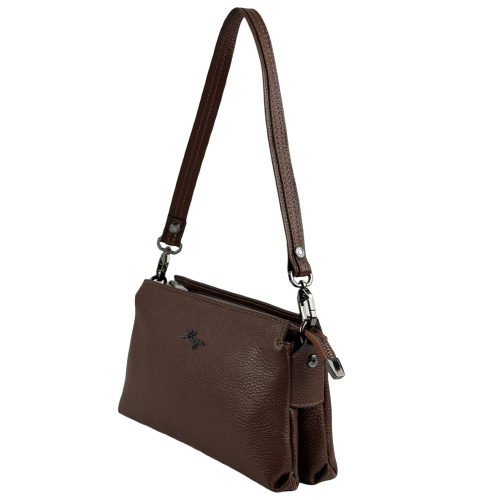 Сумка женская кожаная Karya 5072-38 коричневая