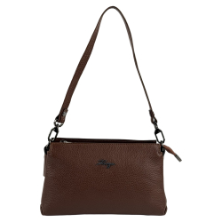 Сумка жіноча шкіряна Karya 5072-38 коричнева