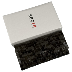 Гаманець жіночий шкіряний лакований Karya 1159-592 хакі