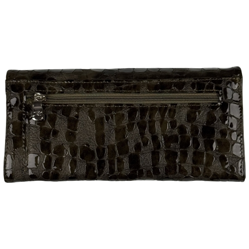 Гаманець жіночий шкіряний лакований Karya 1159-592 хакі