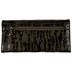 Гаманець жіночий шкіряний лакований Karya 1159-592 хакі