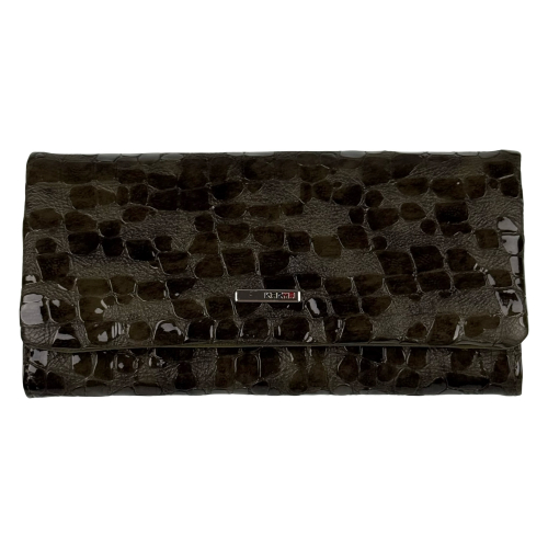 Гаманець жіночий шкіряний лакований Karya 1159-592 хакі