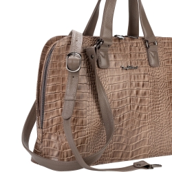 Сумка-портфель жіночий шкіряний Tony Bellucci 0485-354 світло-коричневий