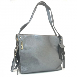 Сумка жіноча шкіряна Tony Bellucci 0319-1032 сіра
