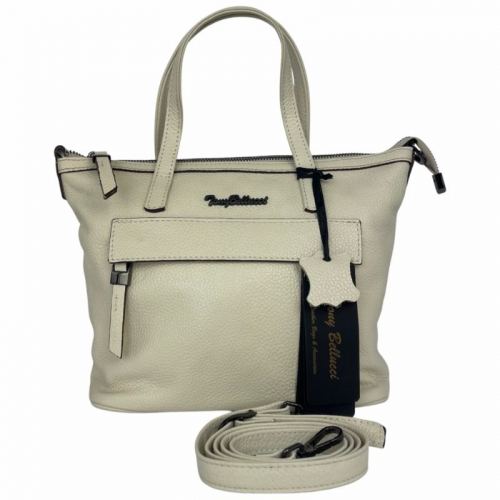 Сумка женская кожаная Tony Bellucci 0325-201 бежевая