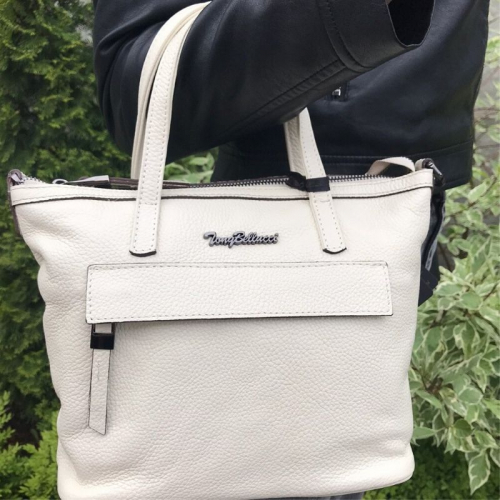 Сумка женская кожаная Tony Bellucci 0325-201 бежевая