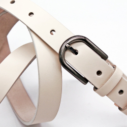 Ремень женский кожаный Кремень 05.25.00.47 120 см молочный