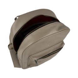 Рюкзак жіночий шкіряний Vittorio Safino VS 183Б бежевий