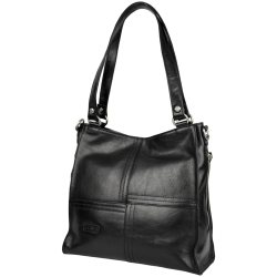 Сумка жіноча шкіряна Karya 2352-612 чорна