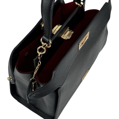 Сумка жіноча шкіряна Karya 2571-45 чорна