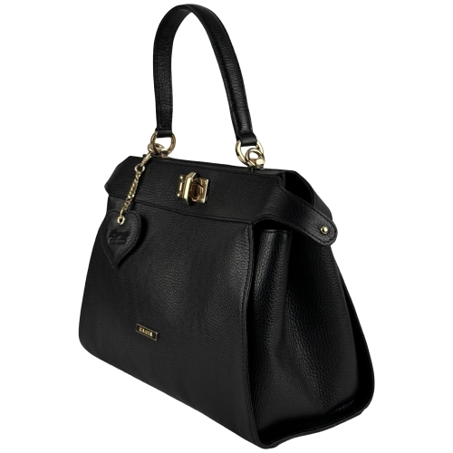 Сумка жіноча шкіряна Karya 2571-45 чорна