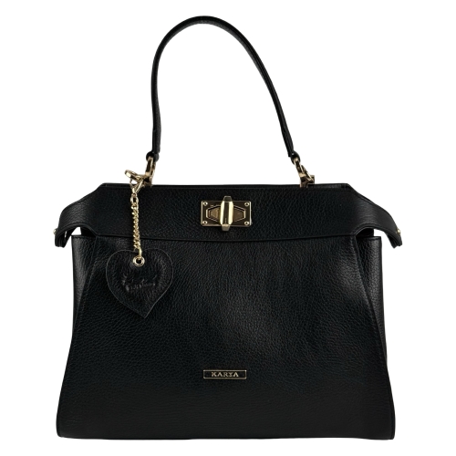 Сумка жіноча шкіряна Karya 2571-45 чорна