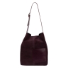 Сумка-шоппер жіноча замшева Enzo Nori EN1079-1107-6 сливова