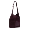 Сумка-шоппер жіноча замшева Enzo Nori EN1079-1107-6 сливова