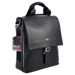 Сумка чоловіча шкіряна Butun 3025-004 001 чорна