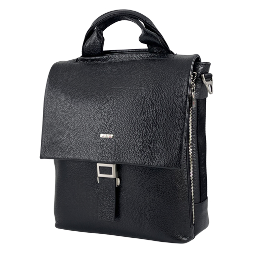 Сумка чоловіча шкіряна Butun 3025-004 001 чорна