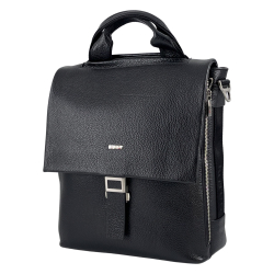 Сумка чоловіча шкіряна Butun 3025-004 001 чорна