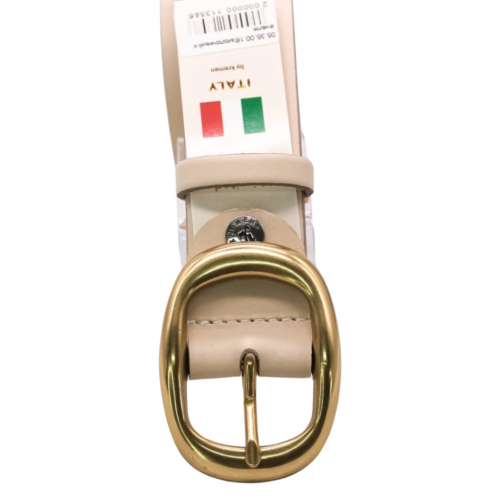 Ремінь жіночий шкіряний Кремінь 05.35.00.16 молочний 120 см