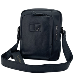 Сумка чоловіча шкіряна Tony Bellucci T5238-1 чорна