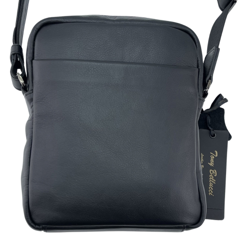 Сумка чоловіча шкіряна Tony Bellucci T5238-1 чорна