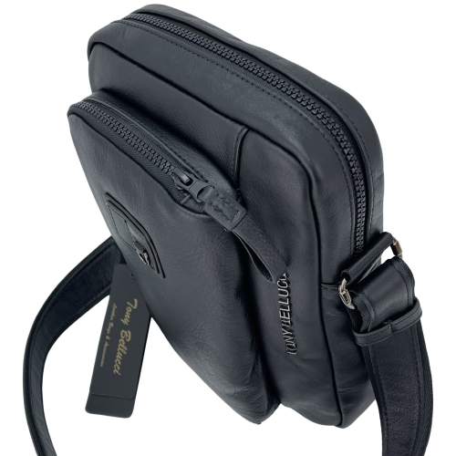 Сумка чоловіча шкіряна Tony Bellucci T5238-1 чорна