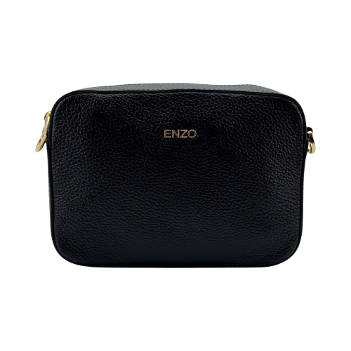 Сумка кросс-боди женская кожаная Enzo Nori EN1008-101 черная