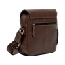 Сумка чоловіча шкіряна - месенджер Vittorio Safino VS 068 коричнева