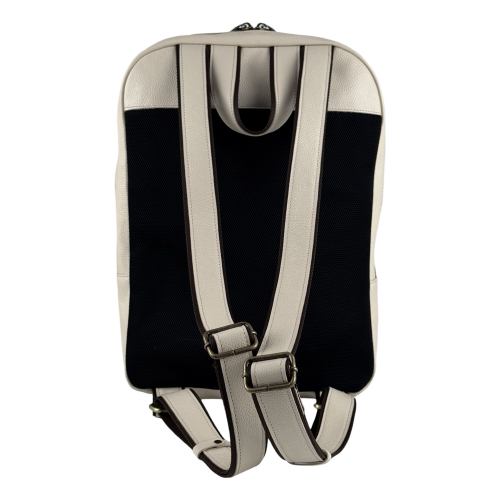 Рюкзак женский кожаный Vittorio Safino VS 040 молочный Корсика