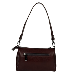 Сумка жіноча шкіряна Karya 5070 винна