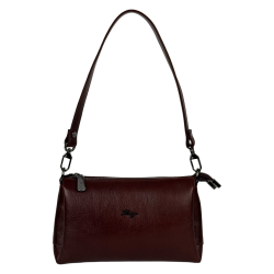 Сумка жіноча шкіряна Karya 5070 винна